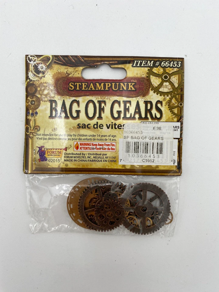 Bolsa de engranajes coleccionable Steampunk 2015 sellada nueva Foto 2 de 2