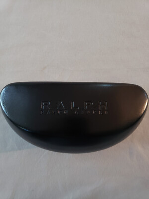 Ralph Lauren Polo Clamshell Sunglasses Hard Large Case Black