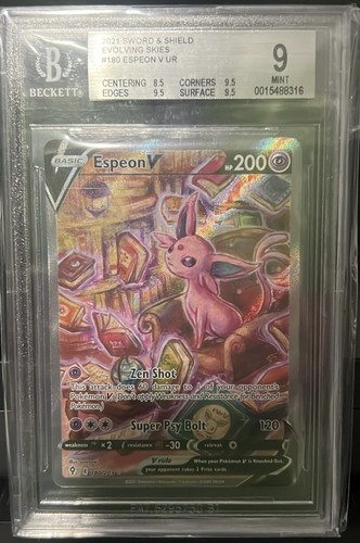 Espeon V graded BGS 9 for sale on eBay