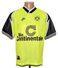 BORUSSIA DORTMUND 1995/1996 HOME FOOTBALL SHIRT NIKE SIZE S ADULT