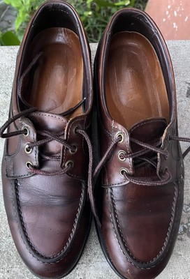 Allen Edmonds Rubber Soled Leather Shoe Brown Lace Up 9.5B VIBRAM sole comfy Allen Edmonds Slip Resistant Dress Shoes for Men for sale | eBay main image 3