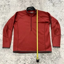 VTG Arc'teryx Sniper 1/2 Zip Windproof Fleece Pullover in Redwood Size Large