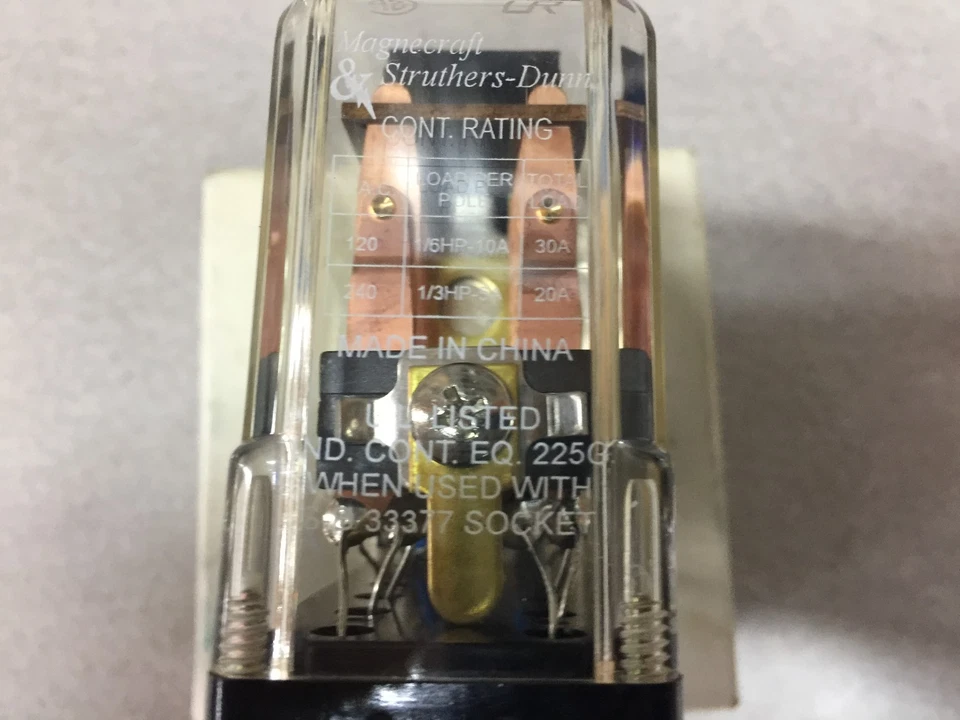 NEW IN BOX STRUTHERS DUNN 12 PIN 120VAC COIL RELAY 219DXBPML - Image 3 of 4