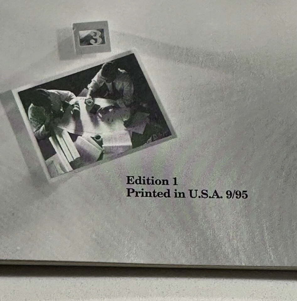 HP SCANJET 4C FLATBED SCANNER MANUAL FIRST EDITION #1 SEPTEMBER 1995 ISA/EISA - Image 3 of 4