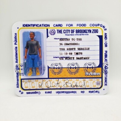 O.D.B Super 7 Action Figure ReAction ODB Ol' Dirty Bastard Wu Tang NEW SEALED