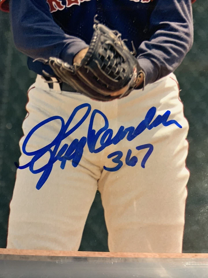 Foto de béisbol autografiada por Jeff Reardon Red Sox con inscripción 367 con certificado de autenticidad Foto 2 de 3