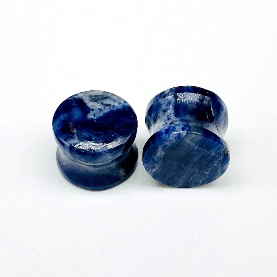 Натуральные содалитовые вилки, двойные блики, ручной работы, размер от 3 мм до 50 и более на заказ - Изображение 2 из 4