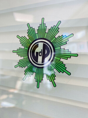 GdP POLIZEI Plakette DPolG Transparent Aufkleber Sticker innenklebend dbb Tr03