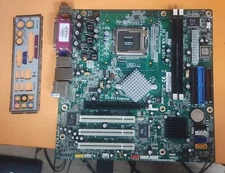 Vintage ECS RC410-M Socket 775 Motherboard w./ IO Shield - Untested!