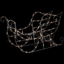 Northlight 48" Lighted Sleigh Outdoor Christmas Decoration