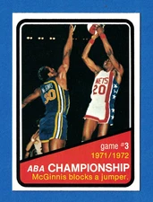 1972 Topps #243 ABA Championship Game #3 NM-MT OC New York Nets Indiana Pacers
