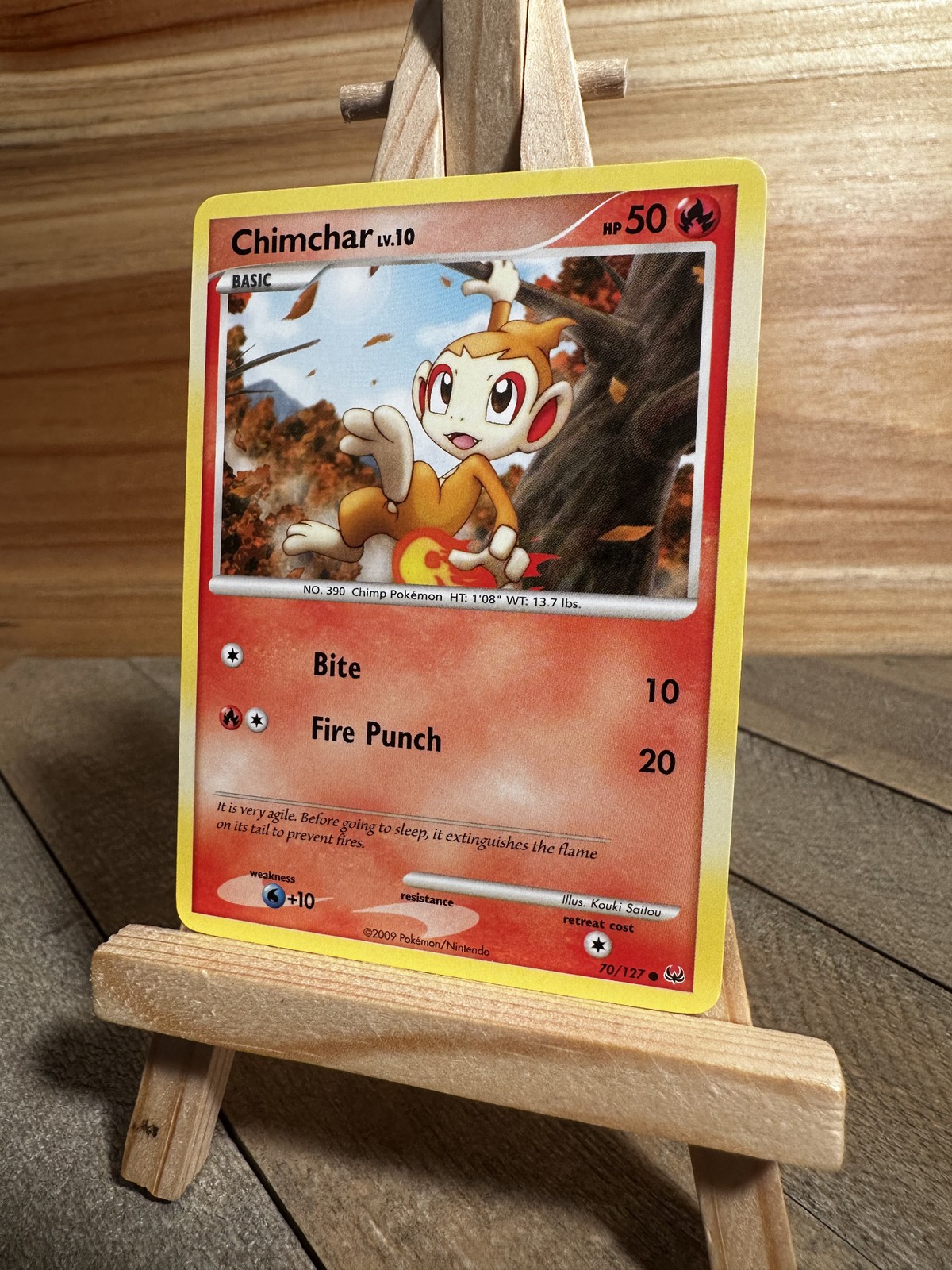 Pokemon Platinum Common Chimchar #70/127 Near Mint or Better