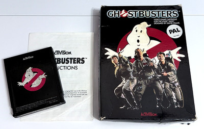 GHOSTBUSTERS - ORIGINAL DEEP BOX RELEASE *ATARI 2600 + 7800* *TOP ZUSTAND*