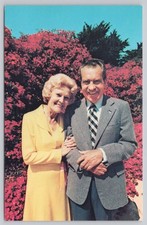 Richard & Pat Nixon San Clemente Estate Postcard 1975 Coral-Lee Photo