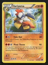 HARIYAMA 63/116 RARE PLASMA FREEZE POKEMON NM/M