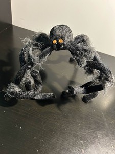 Target "Hide and EEK!" Large 18" Pose-able Foam Black Fluffy Halloween Spider