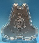 STAR WARS Mandalorian STARFIGHTER 1 OZ .999 FINE SILVER Shaped Coin /3000🚀⭐️⭐️ — photo 3