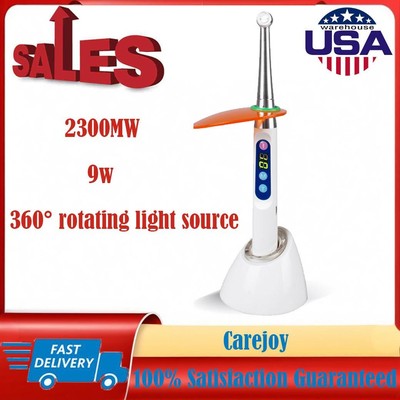 Dental 1 Second Curing Light Lamp - Cordless High Power USB Charging