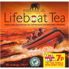 Lifeboat Tea 80 Tea Bags Support RNLI Royal National Lifeboat Institution