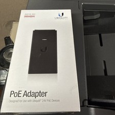Ubiquiti Networks PoE Adapter Gigabit Ethernet POE-24-12W-G 24V 0.5A US Version
