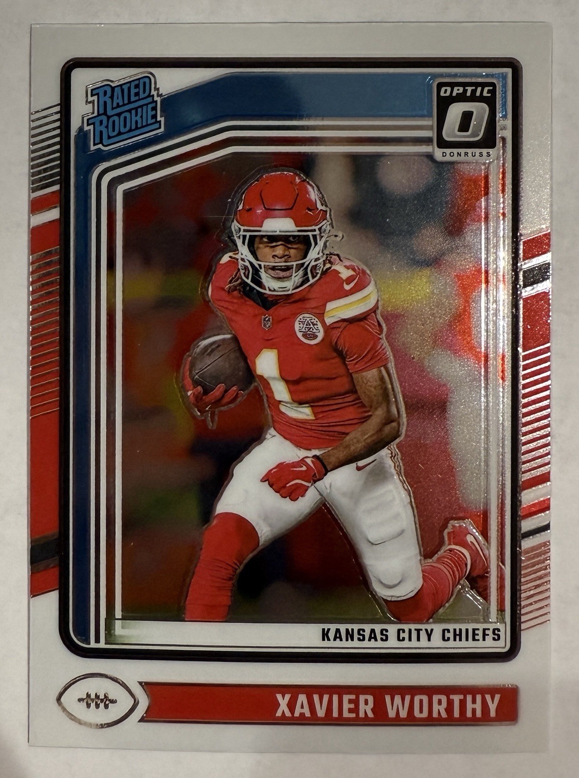 Xavier Worthy Panini Donruss Optic #300 Base
