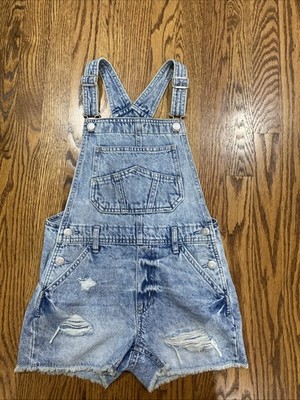 NWOT Gap Kids shortall Denim Short Overall Girls Large (14)