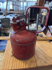 Vintage Justrite Safety Can 1 Quart Hit And Miss Engine Gas Can