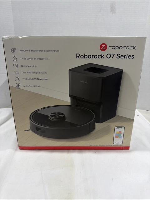 Roborock Q7 M5 Plus Robot Vacuum Auto-Empty Dock New Sealed Black