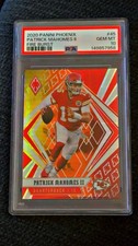 2020 Panini Phoenix Patrick Mahomes II Fire Burst #45 Chiefs PSA 10 GEM MINT💎