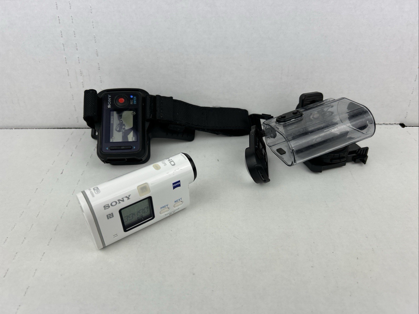 - White With Waterproof Case And Wrist Remote