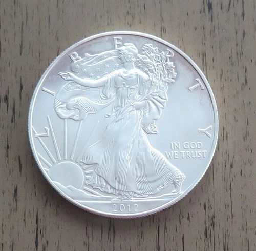 2012 - AMERICAN EAGLE - One Dollar - .999 1oz Fine Silver