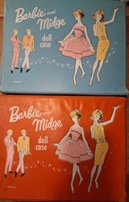Vintage 60s Mattel Barbie Ken etc LOT w/Clothes and Accessories 2 Cases WOW