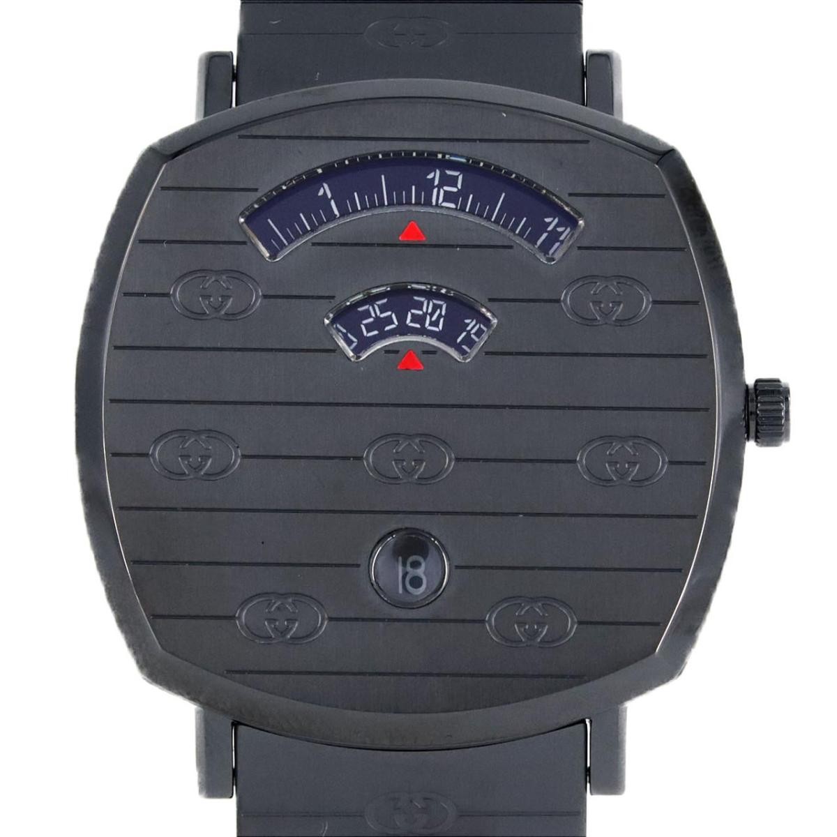 Gucci Grip PVD 1573 YA157429 Stainless Steel Quartz Watch