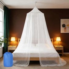 Mosquito Net for Bed Canopy for Girls, Twin to King Size Bed Canopy Curtains fro