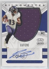 2020 Panini Chronicles Crown Royale Silhouette 89/99 Devin Duvernay Auto 0e83