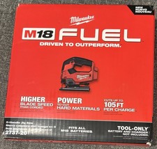 Milwaukee M18 FUEL D-Handle Jig Saw 2737-20 Brushless - Tool Only - NEW