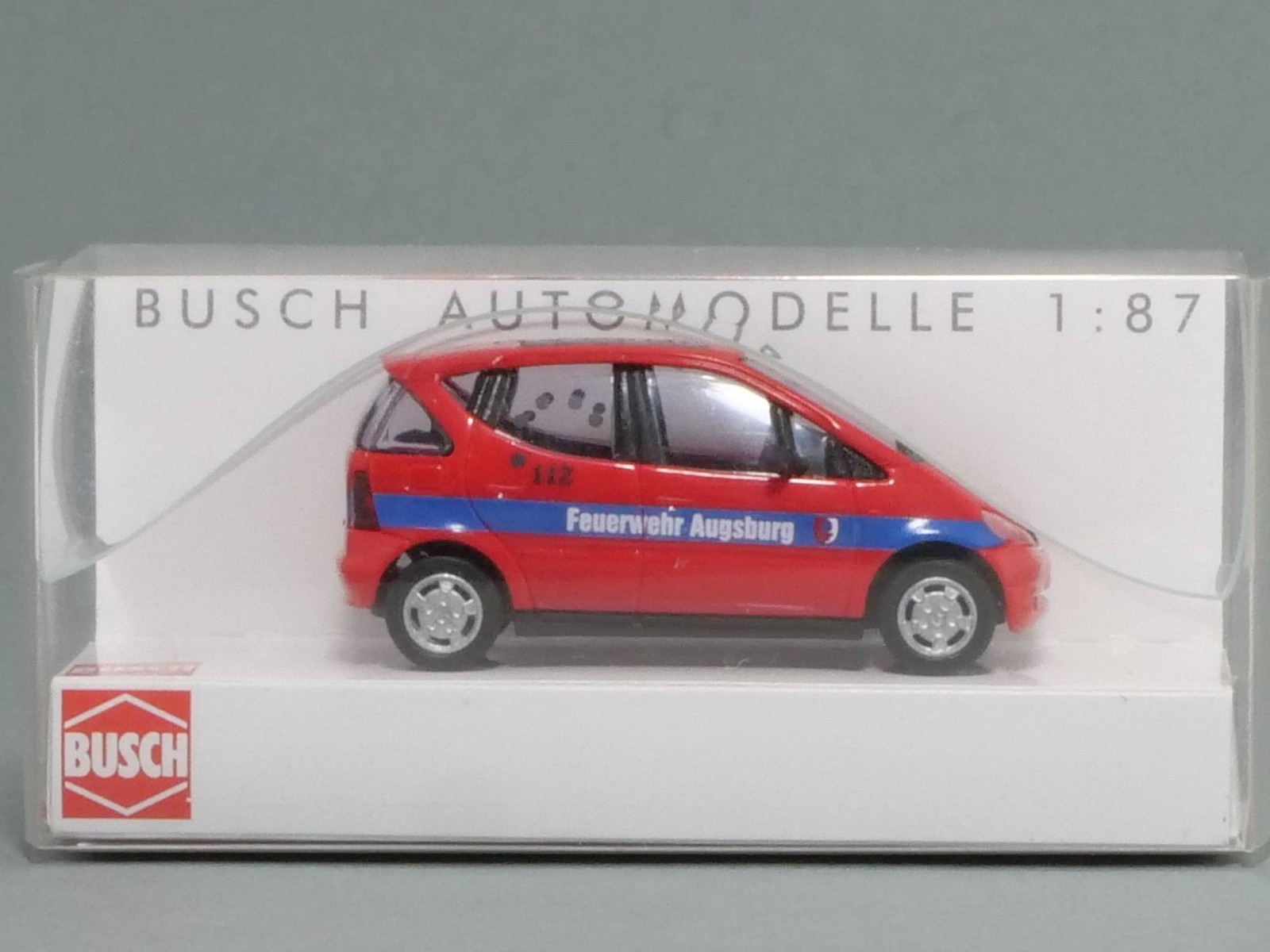 Busch 48614 MB A-Class Fire Brigade Augsburg 1:87 Mint! OVP 1703-20-78