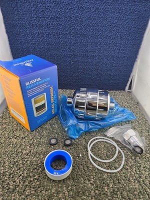 Aquabliss SF100 Revitalize High-Output Shower Filter 12-Stage Filtration Chrome
