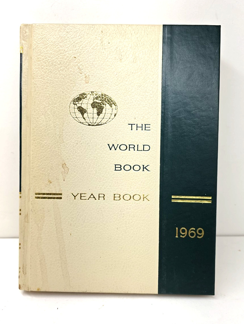 Vintage 1969 The World Book Encyclopedia Yearbook