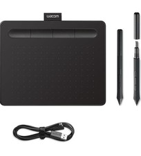 Wacom Intuos S  Zeichentablett, Zeichnen & Fotobearbeitung mit Druckempf. Stift