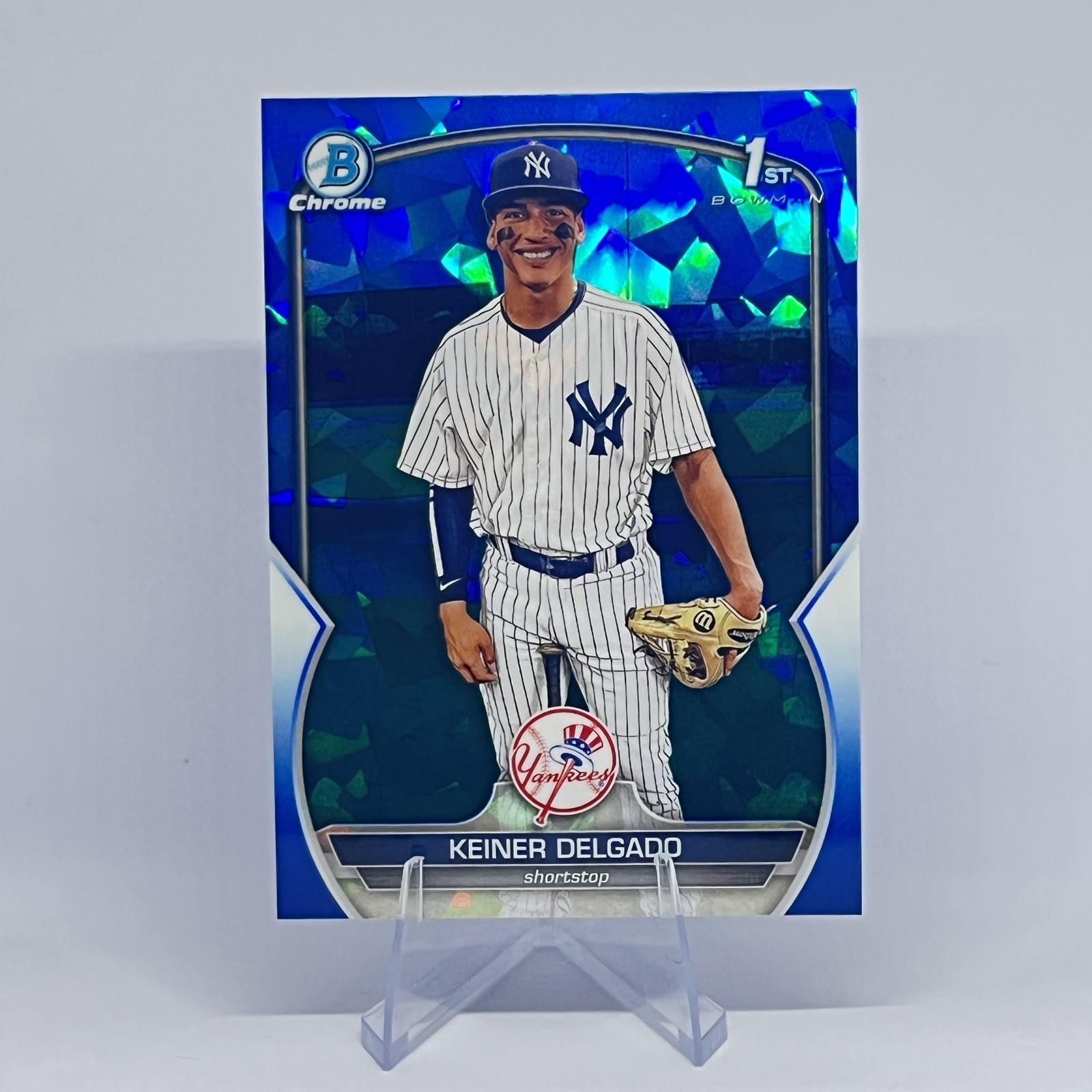 Keiner Delgado 2023 Bowman Chrome Sapphire Edition Prospects #BCP-191 Yankees