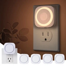 LED Night Lights​ Plug in to Wall,[4-Pack]Plug in Night Light,Auto Dusk to Da...