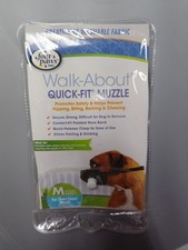 Four Paws Walk-About Quick-Fit Dog Muzzle 1ea/3 - Medium Short Snout