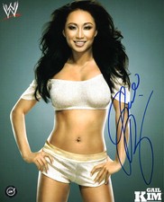 Gail Kim -WWE Autographed 8x10