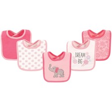 Baby Cotton Bibs Unisex One Size Elephant Hudson infant toddler newborn nursery