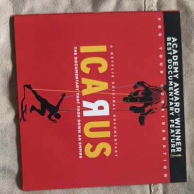 Icarus DVD Academy Award Winner Documentary Sports Doping Alex Gibney