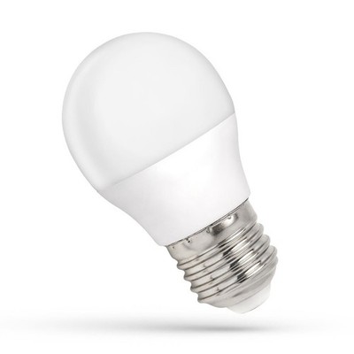 Spectrum LED Leuchtmittel Tropfen 1W E27 matt 90lm Kugel warmweiß 3000K 270°