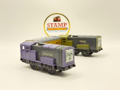 Tomy Trackmaster Plarail Splatter and Dodge