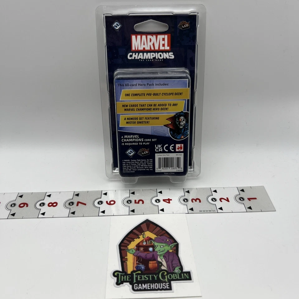 Cyclops FFG Marvel LCG Hero Pack Fantasy Flight Card Games New - Image 2 of 4