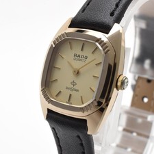 Excellent condition Working item RADO Rado Ladies Watch Gold Quartz